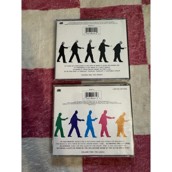 Lot of 2 Genesis CD live the way we walk 1993 vintage 90s music - Picture 3 of 3